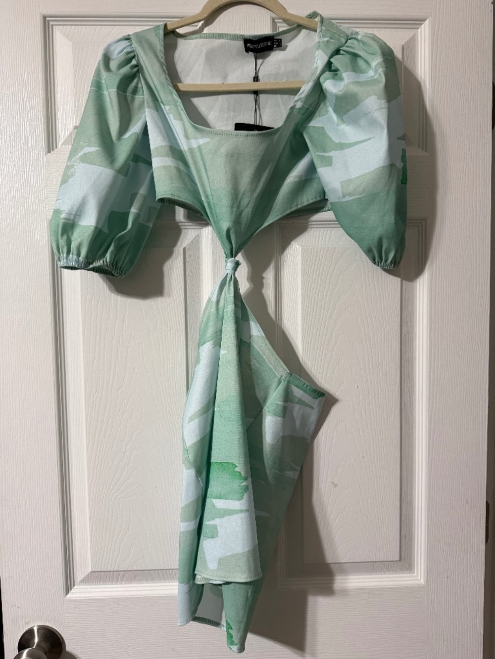 Floral cutout dress
